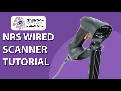 NRS Wired Barcode Scanner Tutorial - CampNRS