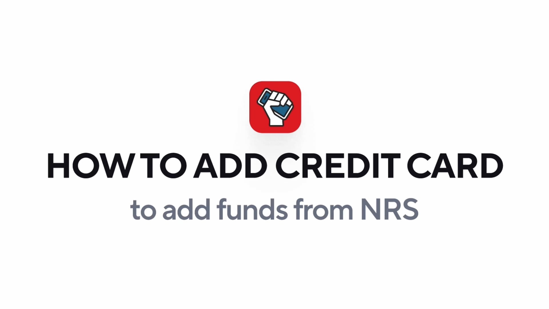 How to Add a Credit Card